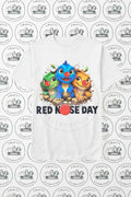 Dinosaur Red Nose Day T-Shirt