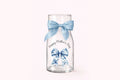 Happy Mother's Day Vase - Blue Bow