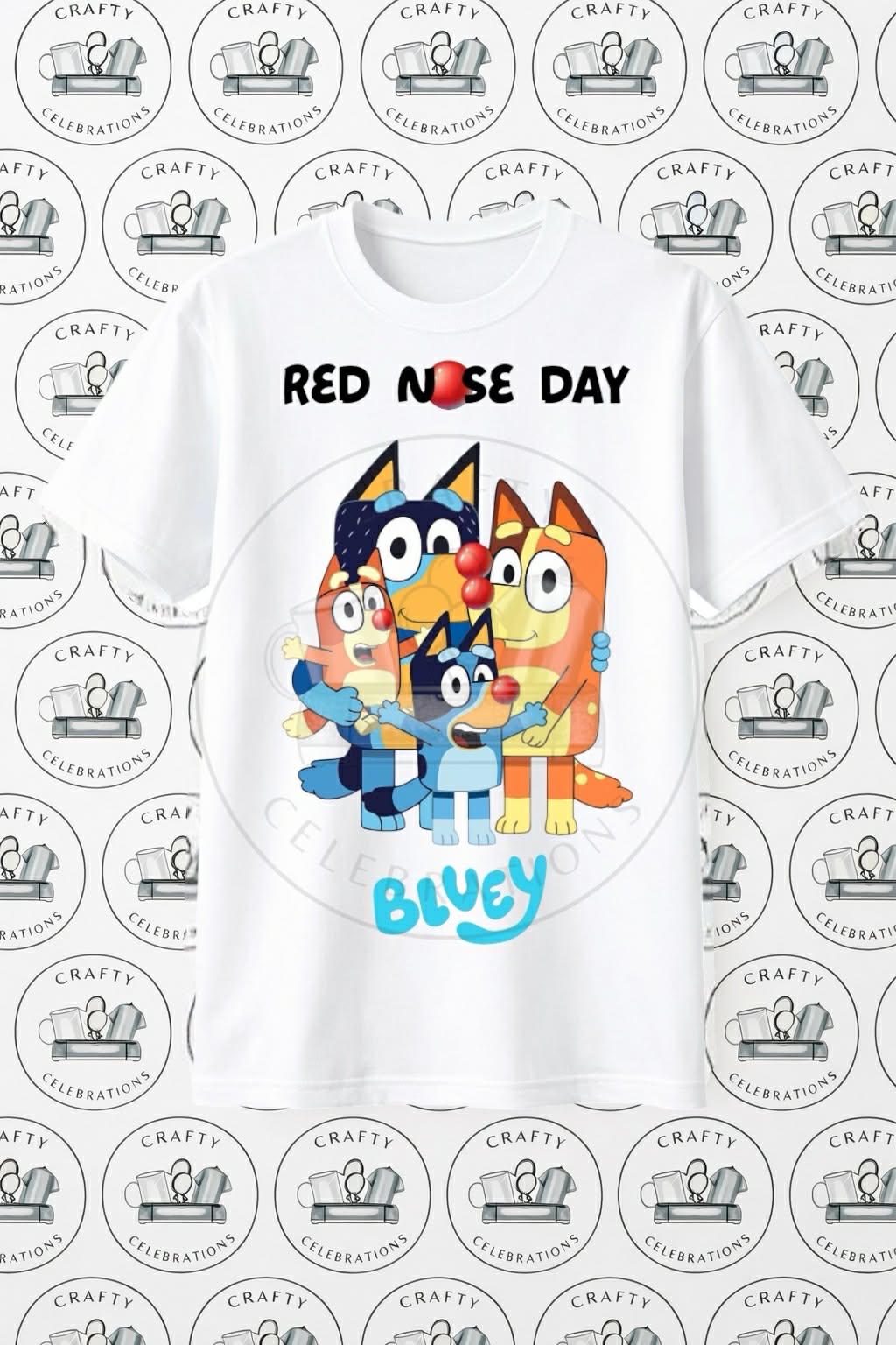 Bluey Red Nose Day T-Shirt