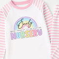 BACK TO SCHOOL - RAINBOW PINK STRIPE PJYAMAS