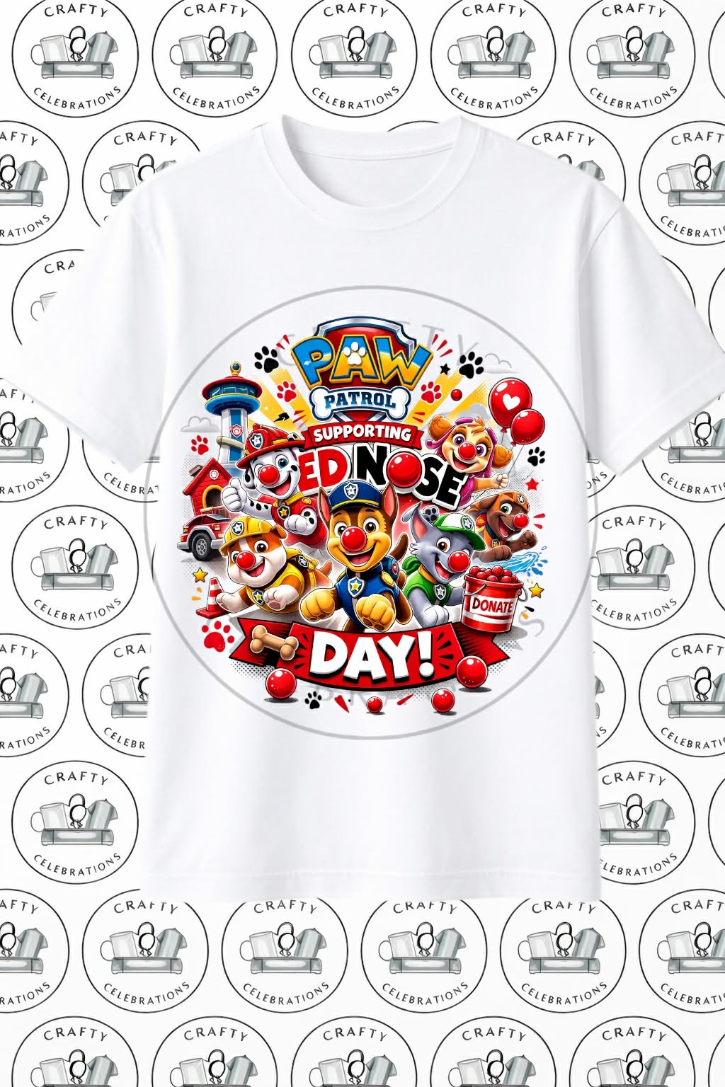 Paw Patrol Red Nose Day T-Shirt