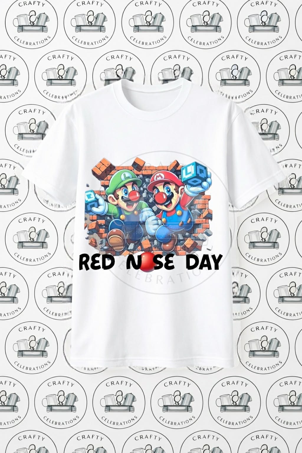Super Mario Red Nose Day T-Shirt