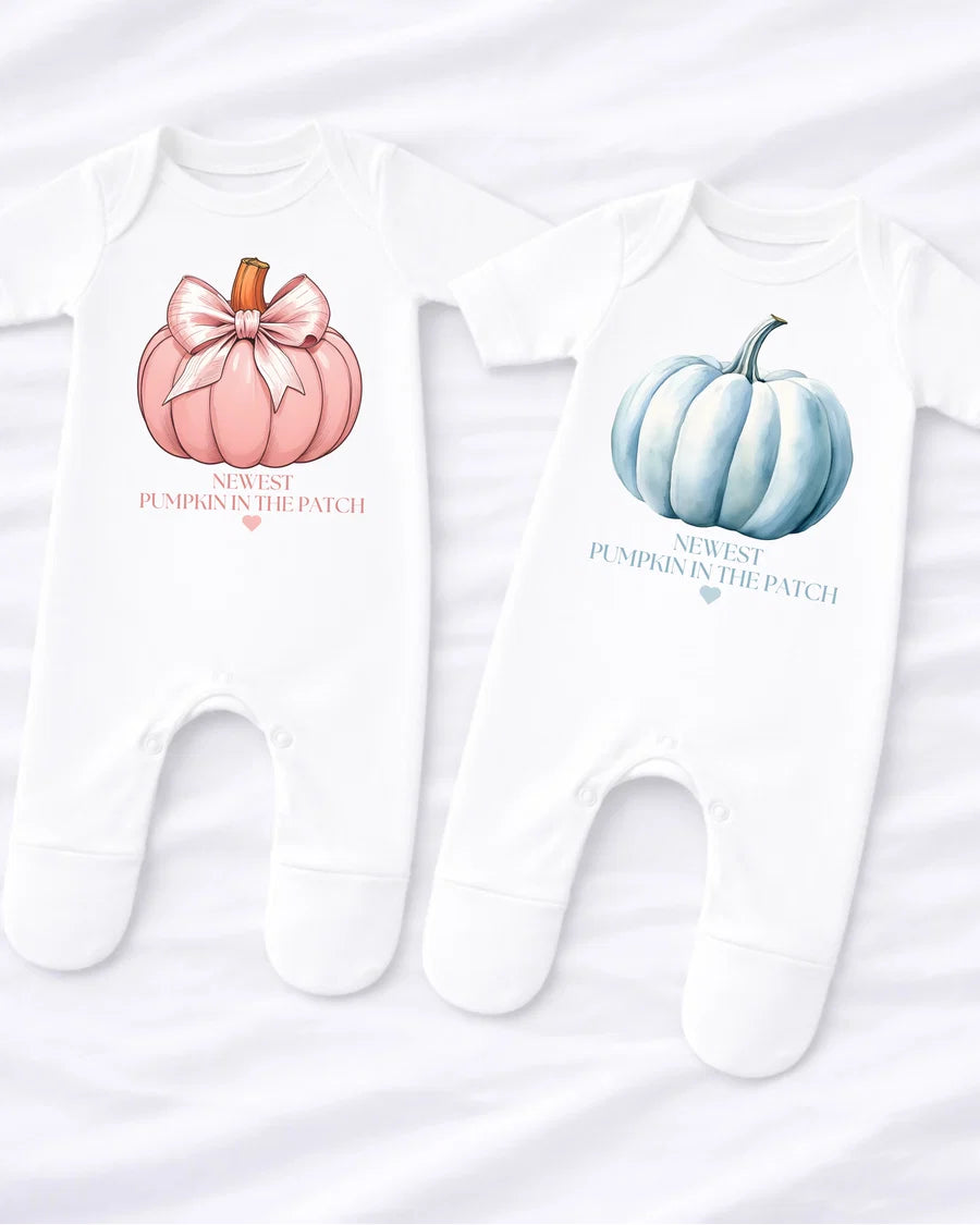 NEWEST PUMPKIN IN THE PATCH BABYGROW