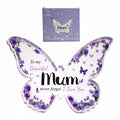 Purple Butterfly Plaque