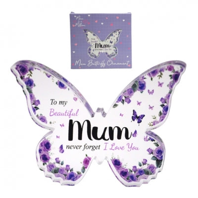 Purple Butterfly Plaque