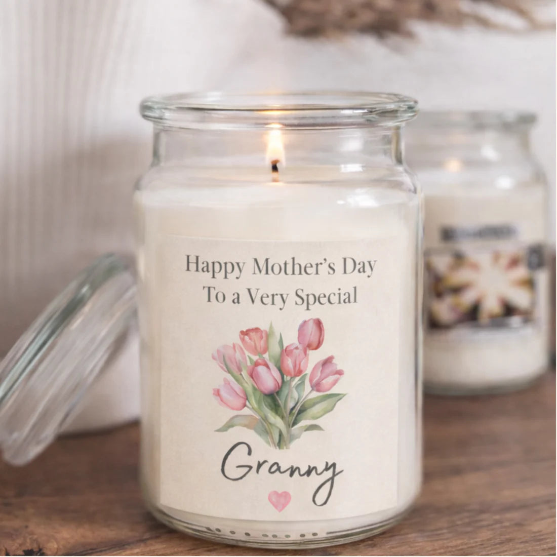 Mother's Day Tulip Candle