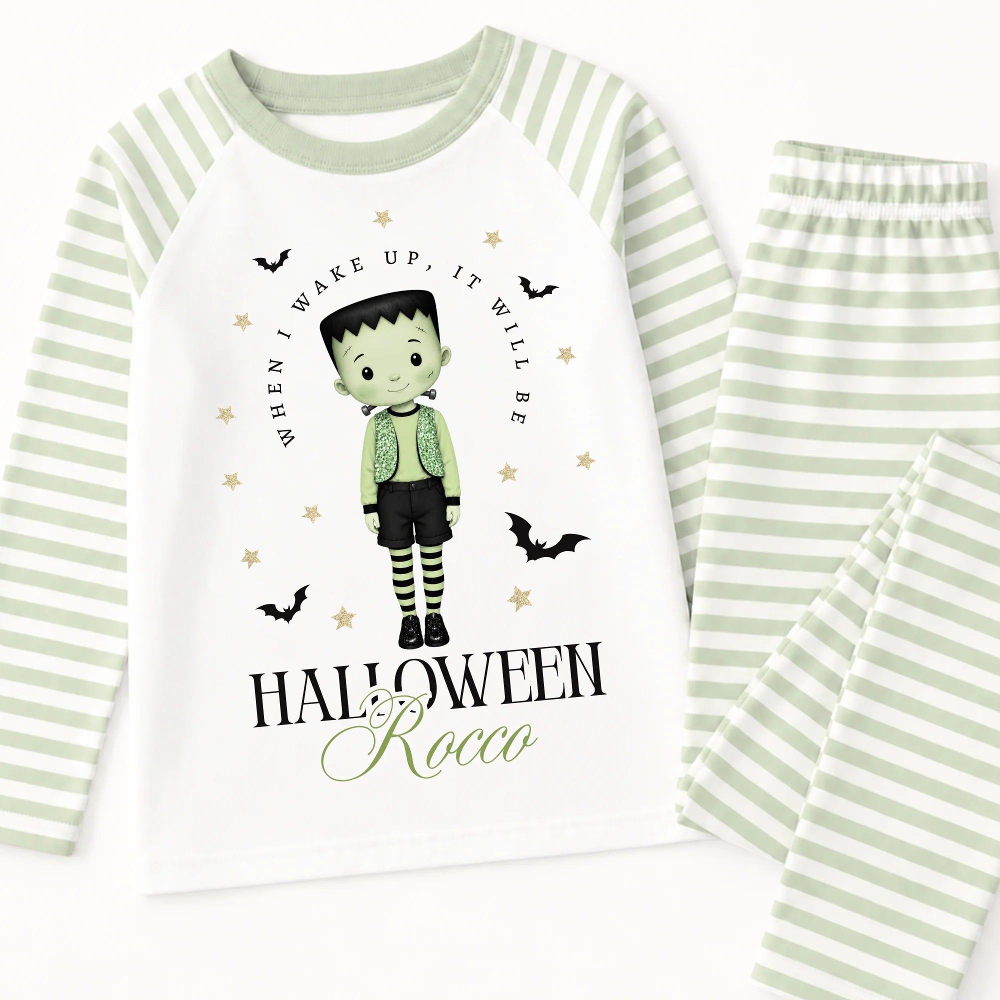 WHEN I WAKE UP - FRANKENSTEIN PJS